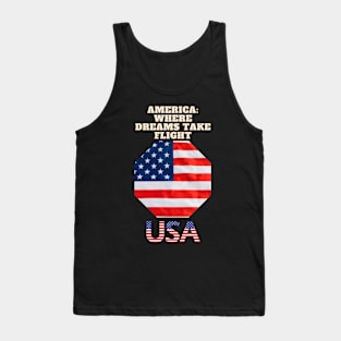 America: Where Dreams Take Flight Tank Top